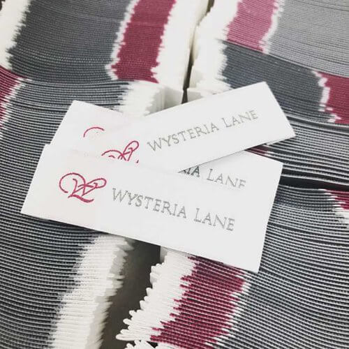 sew on clothing labels